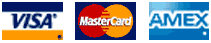 We Accept credit cards